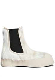 Marni Pablo calf-hair Chelsea boots - Weiß