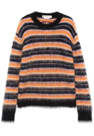 Marni Gestreifter Pullover - Schwarz