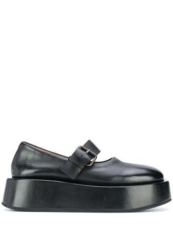 Marsèll Oxford-Schuhe mit Plateausohle - Schwarz