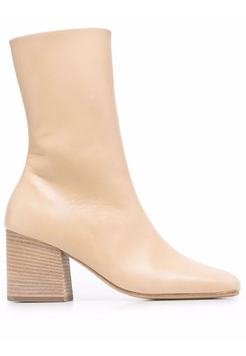 Marsèll Pinnetta square-toe ankle boots - Nude