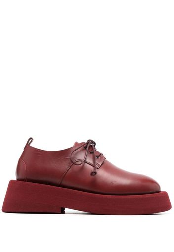 Marsèll lace-up leather Oxford shoes - Rot