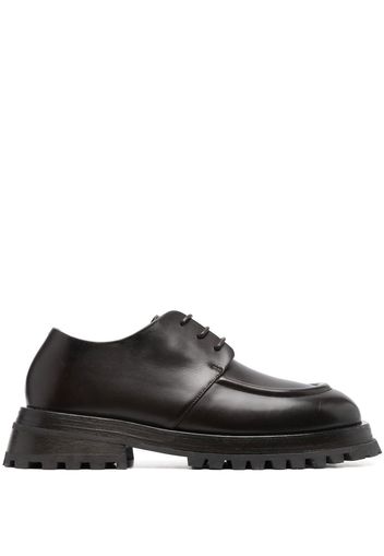 Marsèll ridged-sole lace-up brogues - Braun