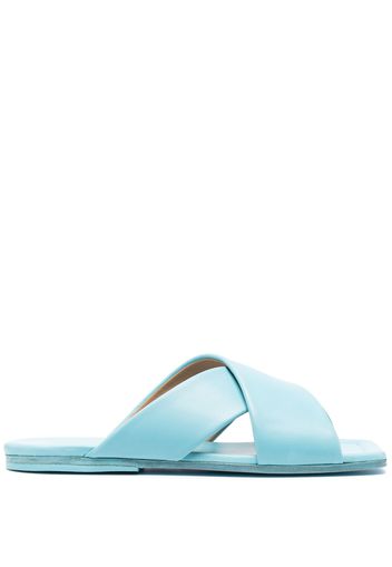 Marsèll Slipper mit eckiger Kappe - Blau