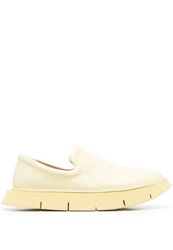 Marsèll chunky-sole leather loafers - Gelb