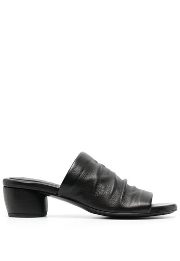 Marsèll leather 50mm mules - Schwarz