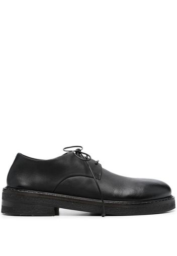 Marsèll round-toe leather oxford shoes - Schwarz