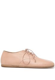 Marsèll square-toe lace-up shoes - Nude