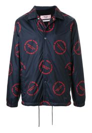 Martine Rose Bomberjacke mit Logo-Print - Blau