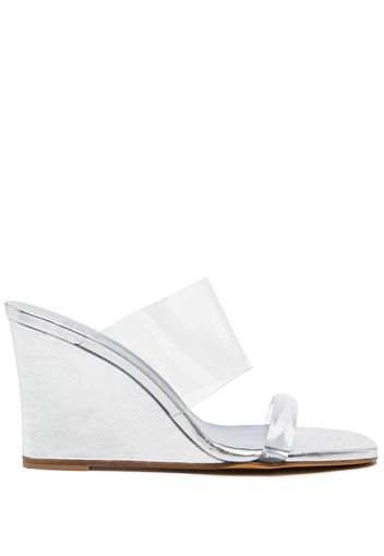 Maryam Nassir Zadeh Olympia Wedge-Sandalen 80mm - Silber