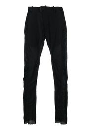 Masnada Tapered-Hose mit sichtbaren Nähten - Schwarz