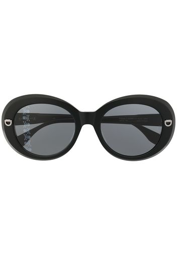 Mastermind Japan circe-frame logo sunglasses - Schwarz