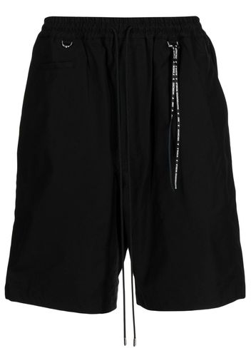 Mastermind World Bermudas mit Logo-Stickerei - Schwarz