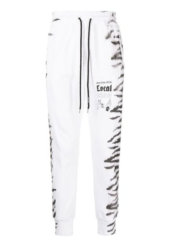 Mauna Kea tiger-print track pants - Weiß