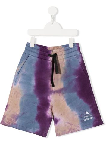 Mauna Kea tie-dye drawstring shorts - Blau