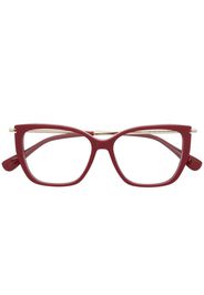 Max Mara Brille mit Cat-Eye-Gestell - Rot