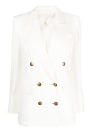 Max Mara Doppelreihiger Blazer - Weiß