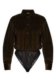 Max Mara Body aus Cord - Braun