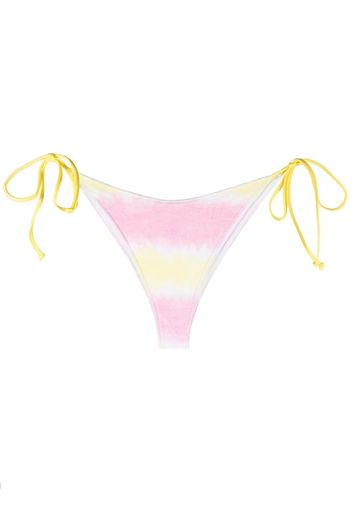 MC2 Saint Barth Mariella tie-dye bikini bottoms - Gelb