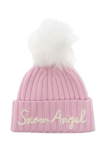 MC2 Saint Barth Kids Too cool pompom beanie - Rosa