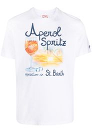 MC2 Saint Barth Aperol-print cotton T-shirt - Weiß