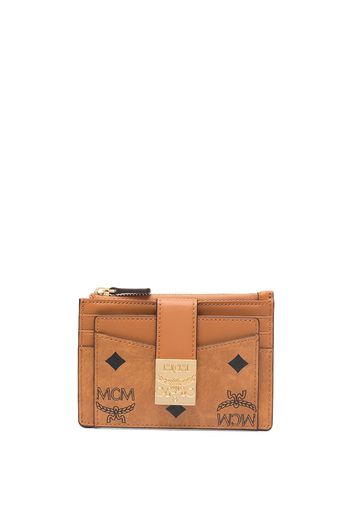 MCM Portemonnaie mit Monogramm - Braun