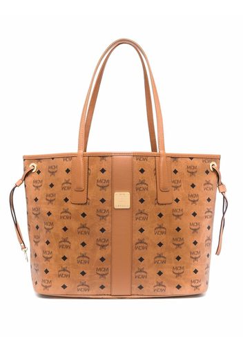 MCM Shopper mit Logo - Braun