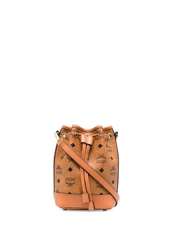 MCM Mini Dessau bucket bag - Braun