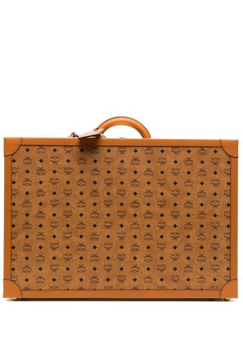 MCM medium Visetos-print suitcase - Braun