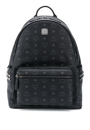 MCM Rucksack mit Nieten - Schwarz
