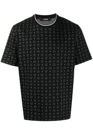 MCM T-Shirt mit Logo-Print - Schwarz