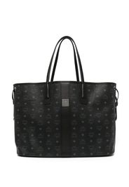 MCM Großer Liz Shopper mit Logo-Print - Schwarz