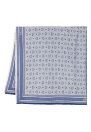 MCM monogram-print scarf - Blau