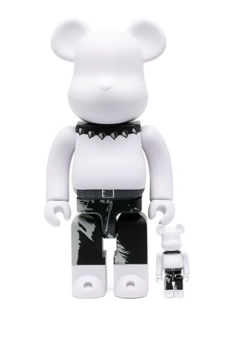 Medicom Toy Bearbrick x Andy Warhol x The Rolling Stones (Sticky Fingers) 100% & 400% Set - Weiß