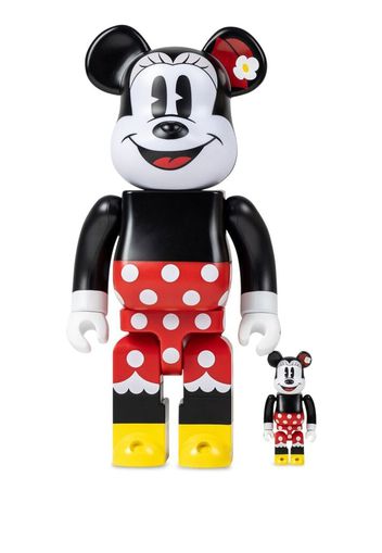 Medicom Toy x Disney Minnie Mouse BE@RBRICK figure set - Schwarz