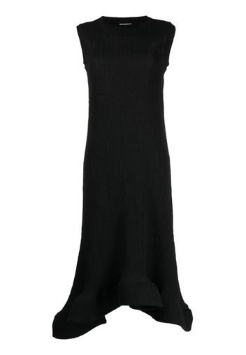 Melitta Baumeister ruffle hem mid-length dress - Schwarz