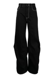 Melitta Baumeister high-waisted wide-leg jeans - Schwarz