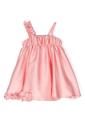 Mi Mi Sol ruffled-detail sleeveless dress - Rosa