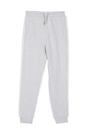 Michael Kors Kids logo-tape track pants - Grau