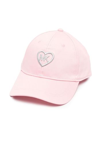 Michael Kors Kids embroidered-logo detail baseball cap - Rosa