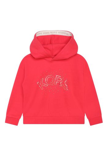 Michael Kors Kids Hoodie mit Logo-Print - Rosa