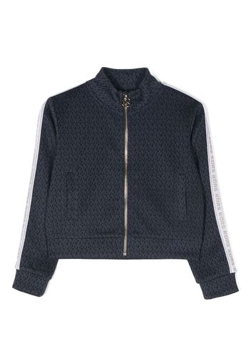 Michael Kors Kids Cardigan mit Monogramm-Print - Blau