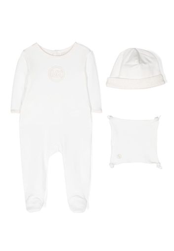 Michael Kors Kids Dreiteiliges Strampler-Set - Weiß