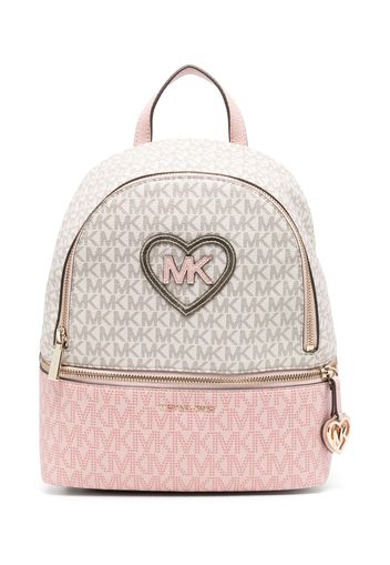 Michael Kors Kids Rucksack mit Monogrammmuster - Nude