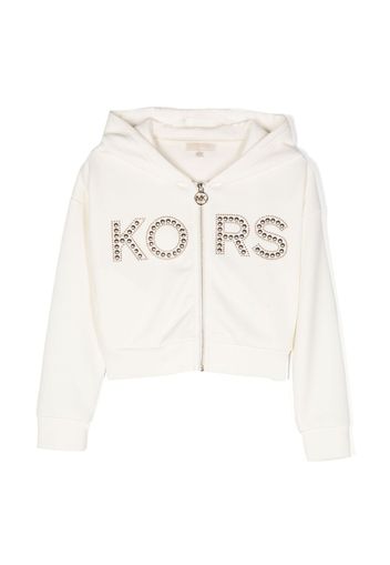 Michael Kors Kids Cardigan mit Kapuze - Nude