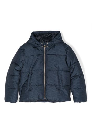 Michael Kors Kids Gefütterte Jacke mit Reißverschluss - Blau