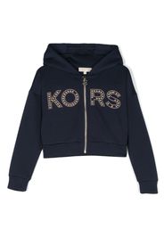 Michael Kors Kids Cardigan mit Kapuze - Blau