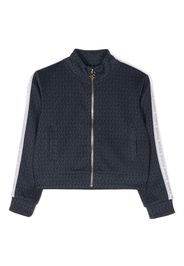 Michael Kors Kids Cardigan mit Monogramm-Print - Blau