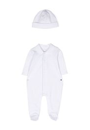 Michael Kors Kids Strampler-Set mit Monogramm-Print - Weiß