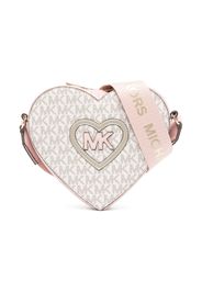 Michael Kors Kids Schultertasche mit Monogramm-Print - Rosa