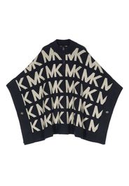 Kenzo Kids Jogginganzug mit Print - Rosa logo intarsia-knit half-zip cape - Blau